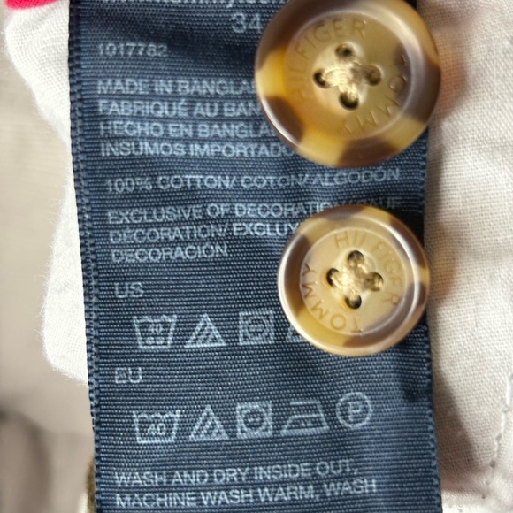 Tommy Hilfiger Beige Flat Front Shorts Size 34 - Picture 8 of 9